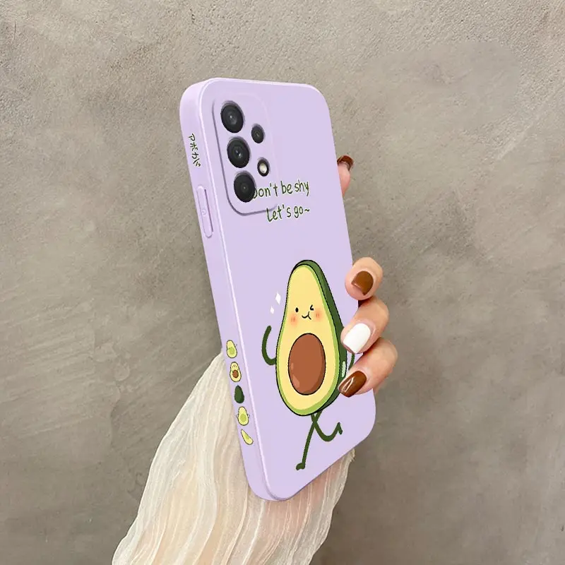 Avocado Family Silicone Phone Case - Stylish and Protective Cover