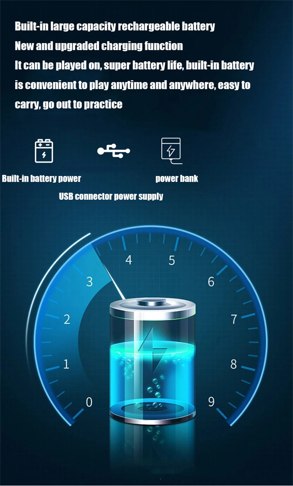 Description Picture 5 of item88 Keys Foldable Musical Piano Professional Midi Controller Electronic Music Synthesizer Digital Organ Instruments Keyboard