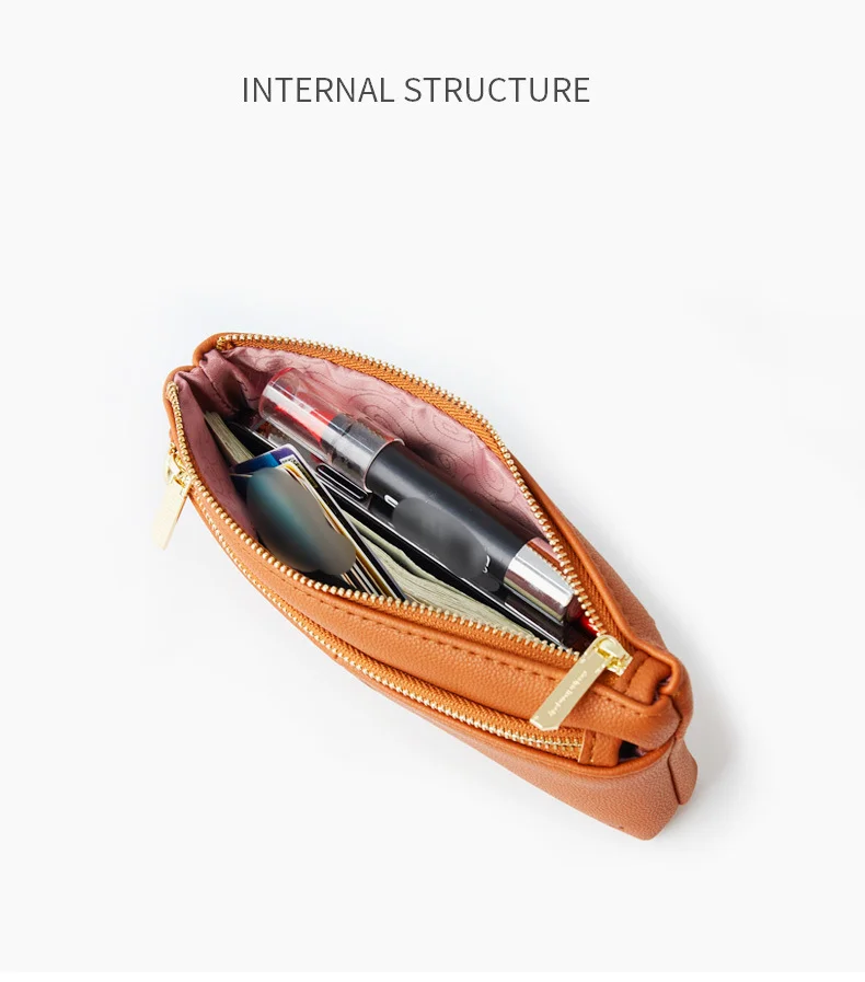 Women's Long Wallet Multi-functional Handbag With Letter Detail_voghion.com