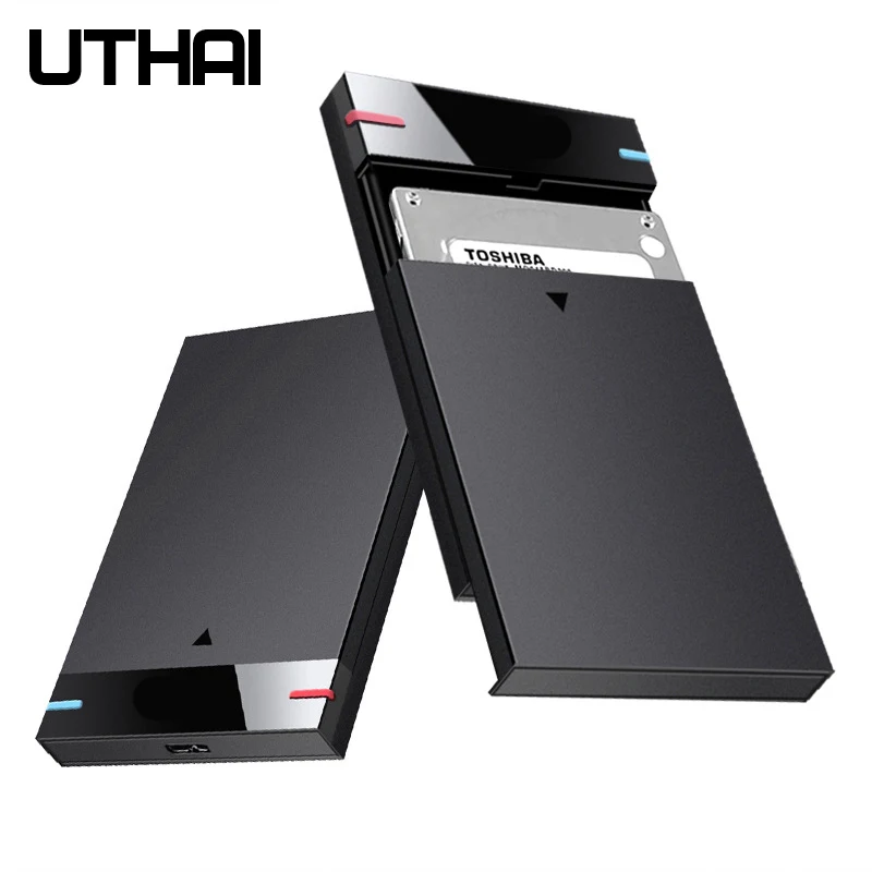 UTHAI 2.5 palec solid-state pohon celistvý konstatovat mechanická řadový levý bok lodi SATA nářadí svobodné USB3.0 vysokorychlostní externí HDD ohrada