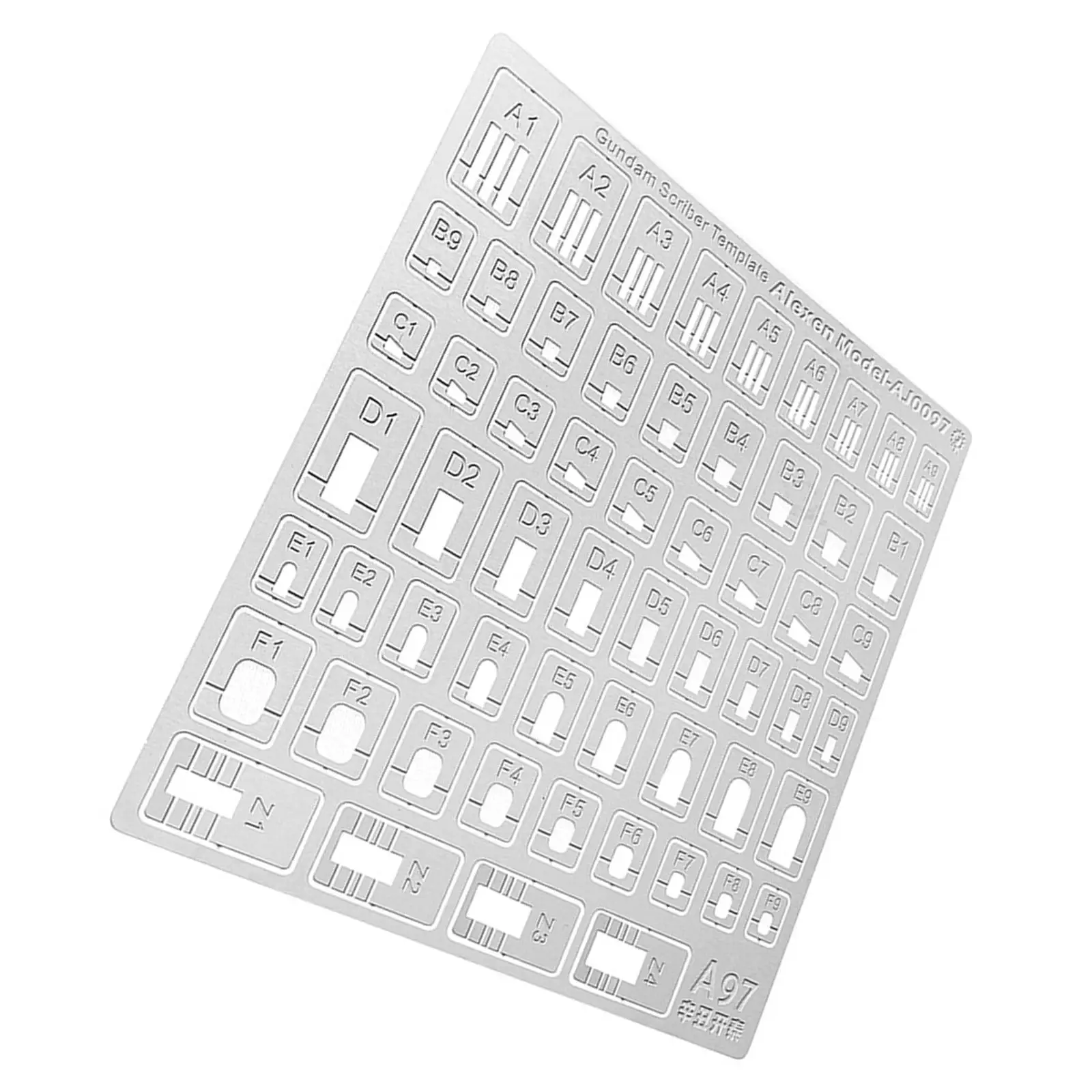 Carving Auxiliary Ruler Drill Hole Maker Easy to Use Durable Hobby Model Craft Tool Scribe Line Stencil for Professional