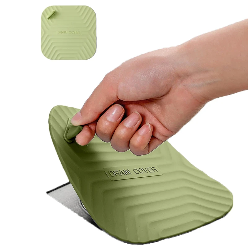 Floor Drain Cover 1/3/5pcs Bathroom Floor Drain Deodorizer Toilet Plug Insect-proof Deodorizing Silica Gel Pad Sewer Seal Odor Prevention