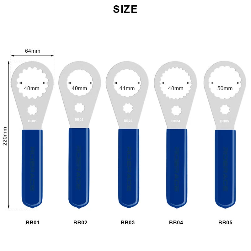 Bicycle Bottom Bracket Wrench Removal Tool Bike BB