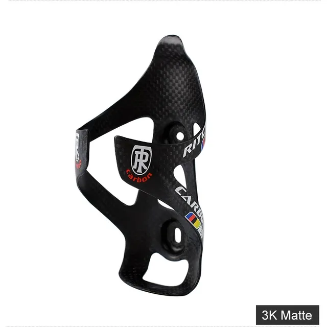 YKYN 3K Full Carbon Fiber Bicycle Water Bottle Cage MTB Road Bike Water Bottle Holder Cages Matte Black Weight 24g Matte Glos 4