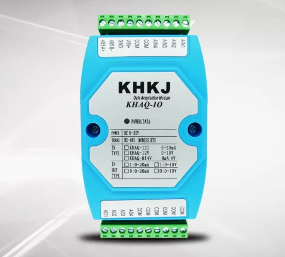 

4-way AI input 4-way AO output 4-20mA 0-10V analog quantity input output Module 485 modbus rtu