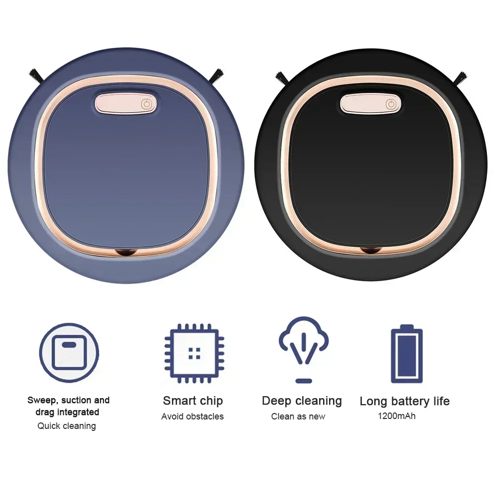 Description Picture 6 of item2024 NEW Super Quiet Wireless Vacuum Cleaner Robot 3 In 1 Sweeping Mopping Household Cleaning Robot Floor Carpet Sweeper Home