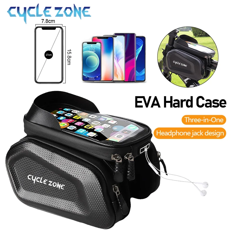 Bike Bag Touch Screen Phone Case Holder Large Capacity Top Frame Tube Bag MTB Road Bike Phone Case Cycling Accessories