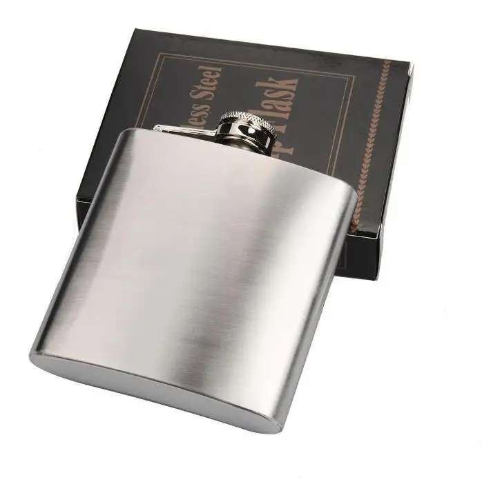 

Fedex DHL Бесплатная доставка 6 унций 170 мл Оптовая Продажа Мини Портативная фляжка для виски из нержавеющей стали, 100 шт./лот SN4123