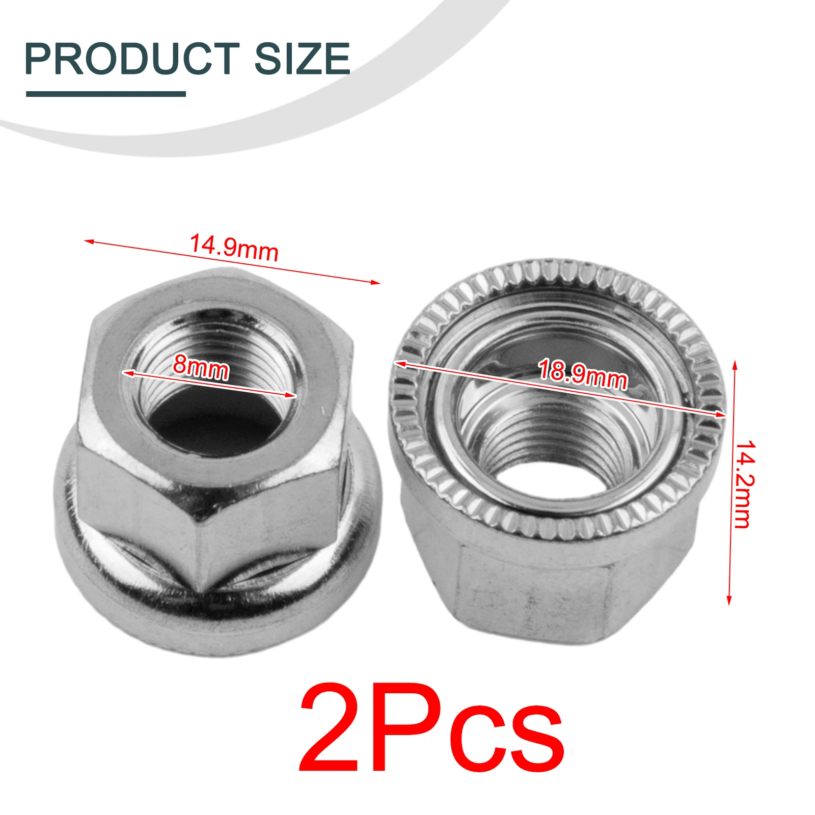 

Screw Bikes Crew Nut 2PCS Dark Silver M 9 M10 Replace Old Bike Part For MTB Bikes Hubs Series Motors Brand New