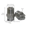 HVV Fan-shaped nozzle High pressure cleaning nozzle 1/4 outer wire Aperture Diameter 0.66mm 0.91mm 1.3mm 1.6mm Water gun nozzle 3