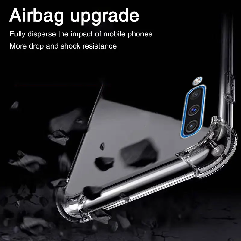 Crystal Clear Shock-Absorbent Silicone Phone Case