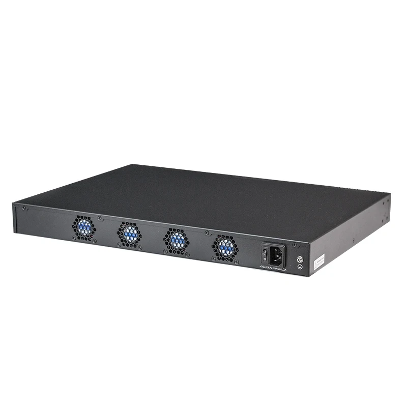 XikeStor L3 관리형 24포트 10G RJ45 2포트 100G QSFP28 VLAN/포트 집계/DHCP/라우팅 지원 WEB/CLI 관리