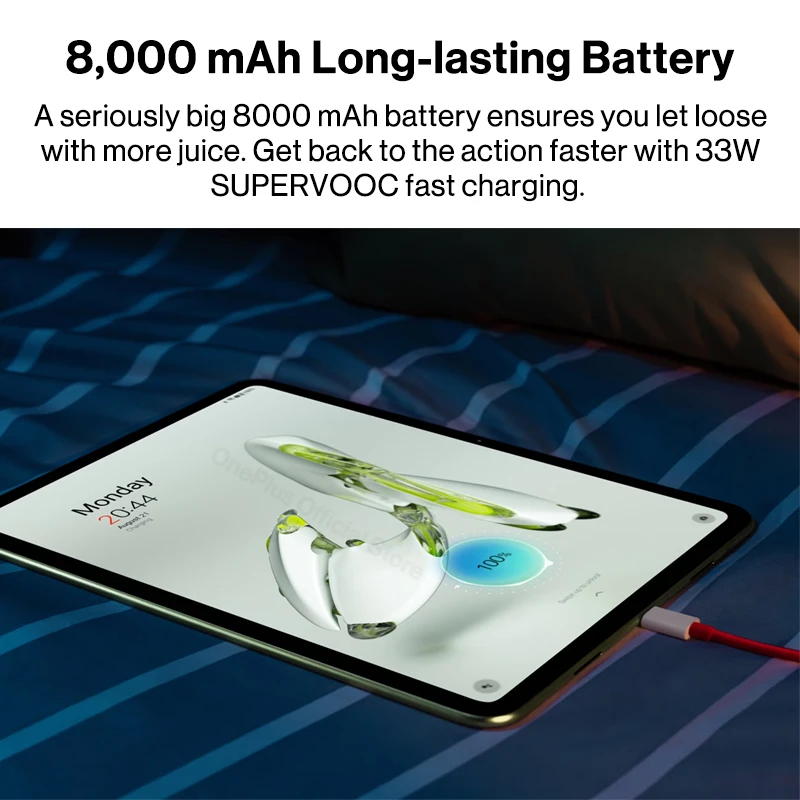 World Premiere OnePlus Pad Go Tablet Global Version 2.4K Display 8000mAh Battery 33W SUPERVOOC Charge 1TB Expandable Storage 3