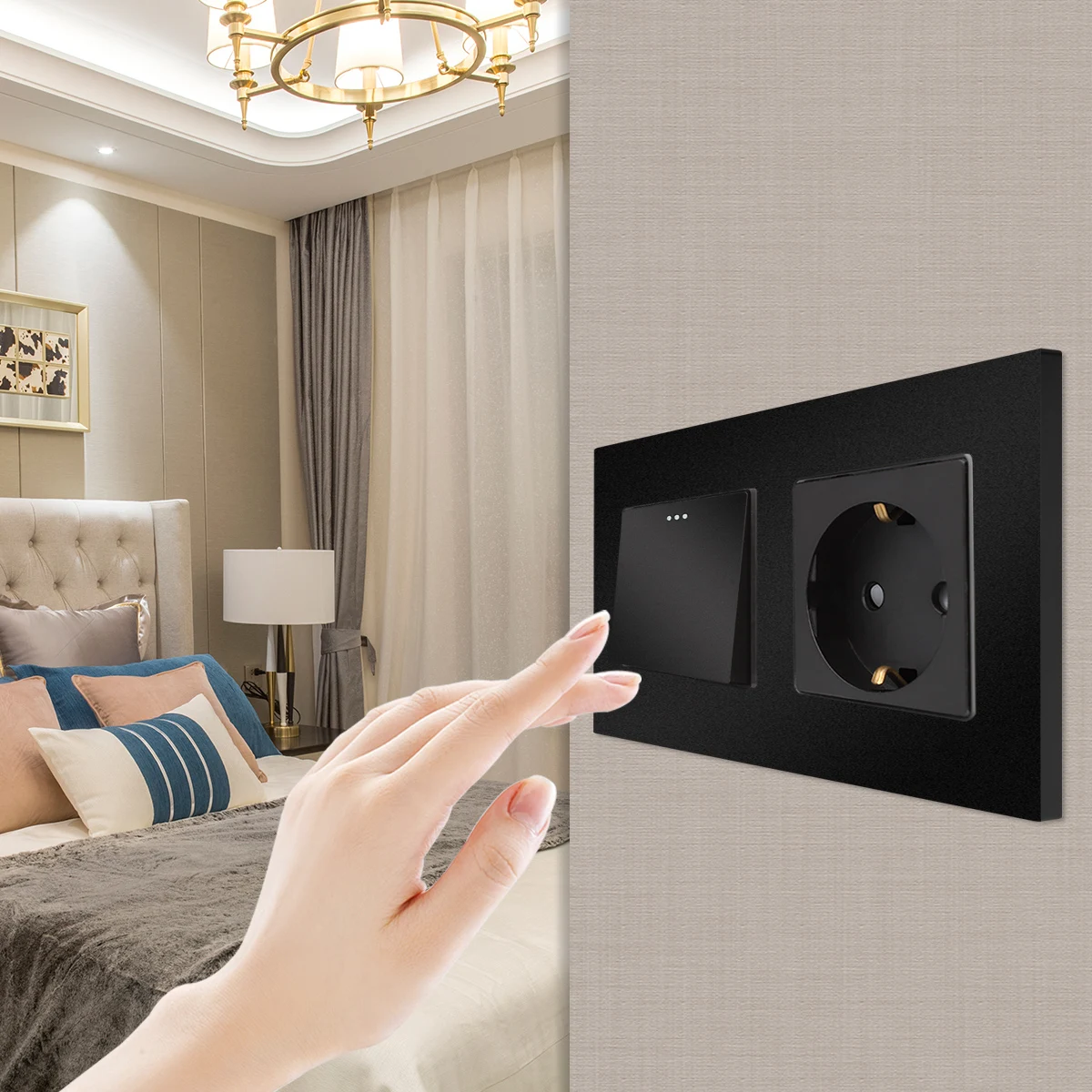 da ue 1 2 3 gang 1 way wall light 05