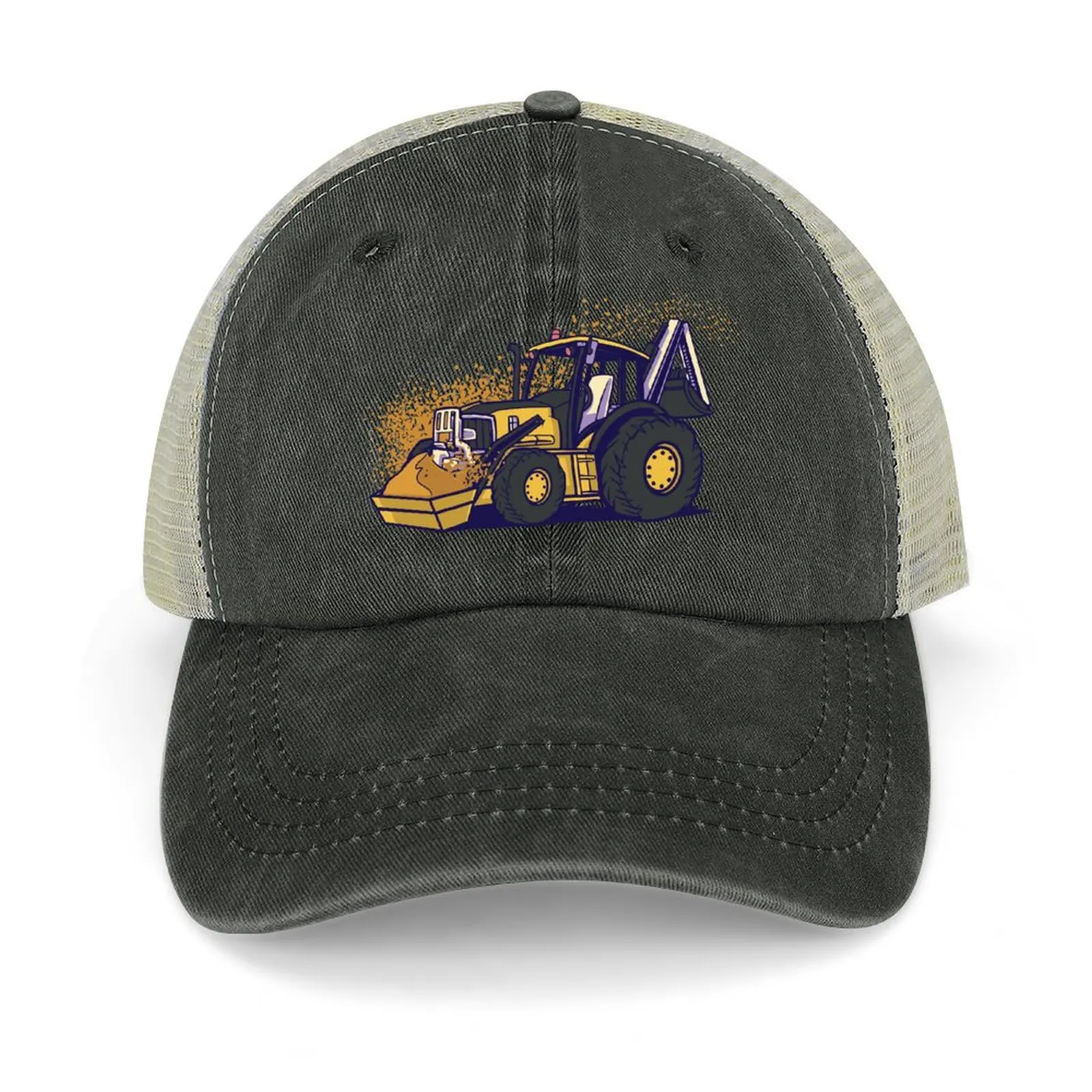 

Backhoe transportation Cowboy Hat Christmas Hat Bobble Hat sun Boy Child Women's