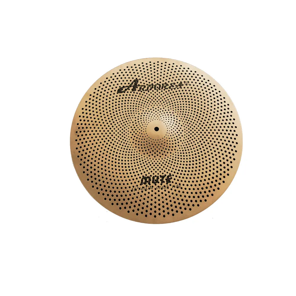 Arborea Alloy Mute Cymbal Set Low Volume Cymbal Pack 7 PCS(10/12/14/16/18/20) with Bag For Drum Practice