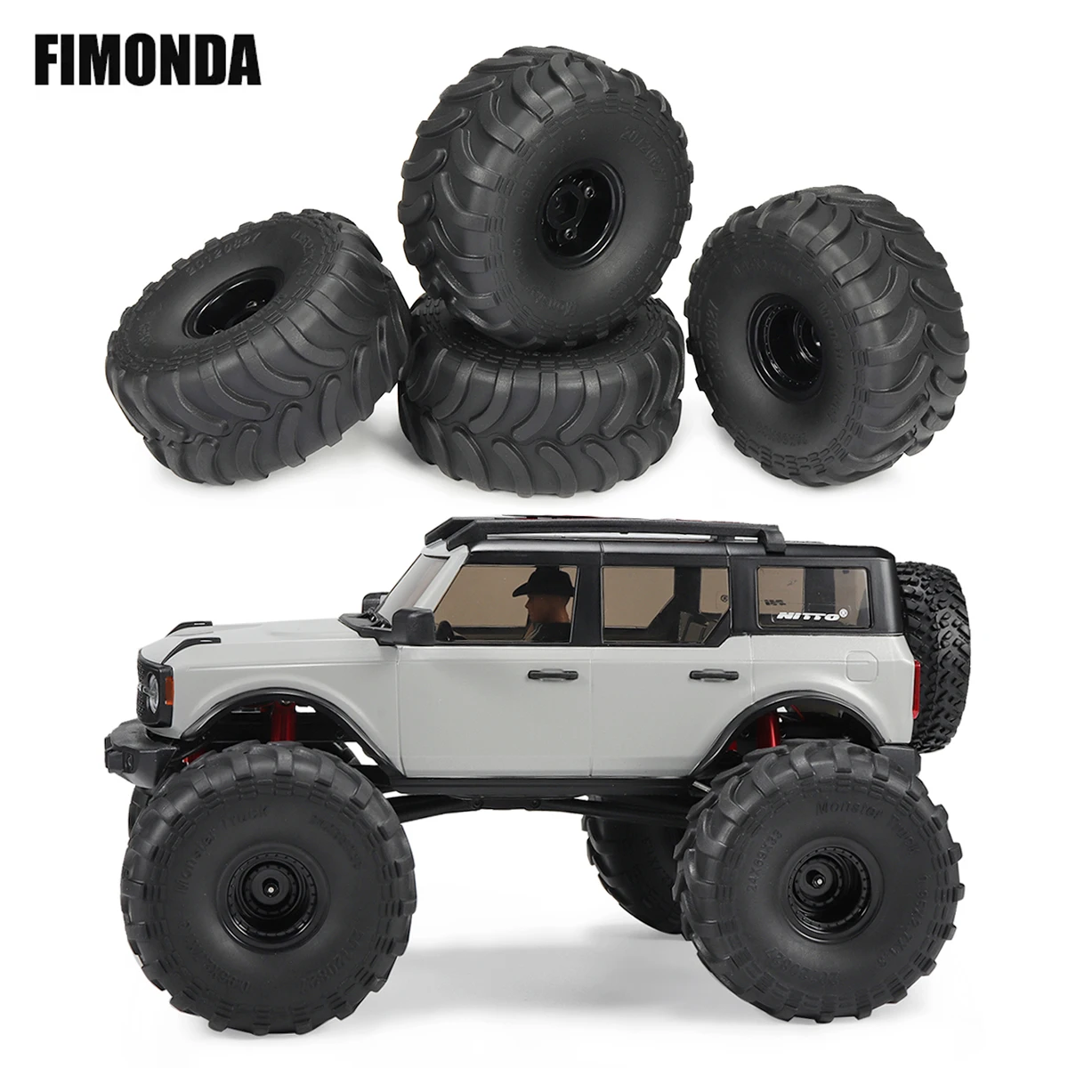モンスタートラックタイヤ69x33mm,1/24 rcクローラー用 - AliExpress