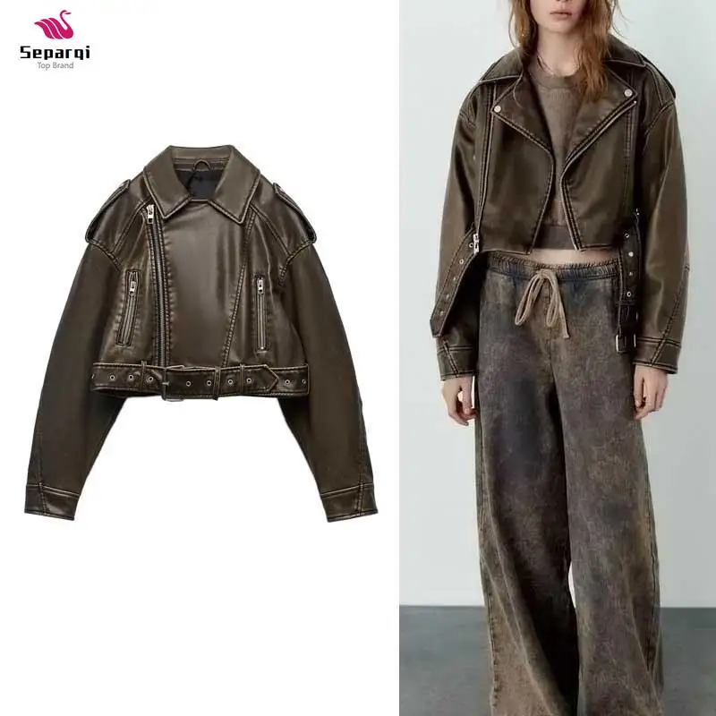 separqi-new-spring-woman-faux-leather-jacket-chic-vintage-short-lapel-zipper-belt-biker-coats-fashion-streetwear-mujer-tops