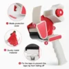 EAGLE Packaging Tape Dispenser Gun Tape Dispenser One-handed Operation Sealing Tape Machine For Warehouse Express Shipping Movin 4