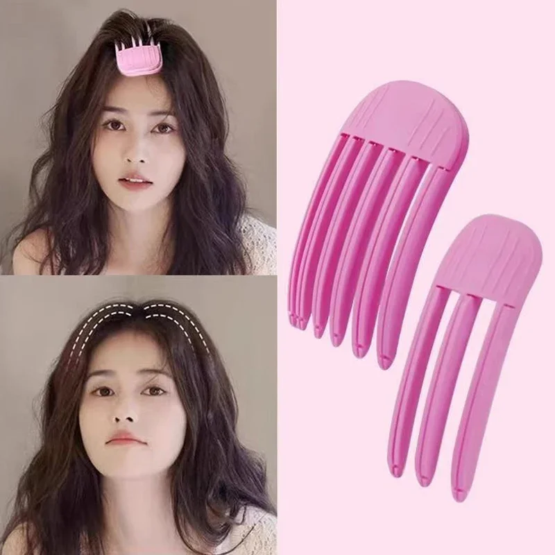 Hair Clips Fluffy Hairpin Curling Bangs Clips Hair Roots Volumizing Hair Clips Women Curling Fixed Shape Fashion Volume Roller