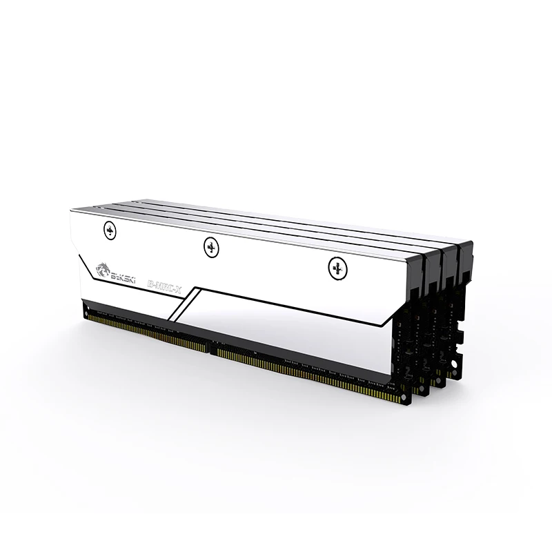 Bykski-dissipador de Calor de Memória Ram Refrigerador de Prata com Armadura Cobre Vermelho Cheio B-mrc-x Ddr5 - Imagem 3