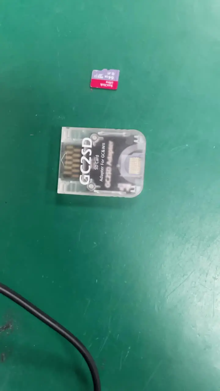 GC2SD Adattatore Per Scheda Di Memoria Micro SD Per GameCube - Lettore Nero Plug And Play, Supporta Fino A 512GB, Per Swiss, Xeno E GCLoader - 5