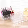 24 Grid Lipstick Stand Case Makeup Organizer Storage Box Clear Lipstick Display Stand Holder Cosmetic Jewelry Organizer Box 4