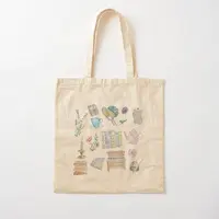 Jane Austen Illustrations Cotton Sfd Canvas Bag Unisex Handbag Fabric Ladies Tote Grocery Fashion Printed Casual 1