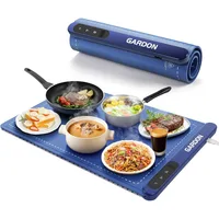Electric Warming Tray, Upgraded Graphene Adjustable Food Warmer, 6 Temperature Settings, Silicone Food Warming Mat 1