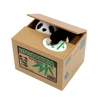 Automated Panda Piggy Bank, Cat and Dog Steal Coin Bank, Money Saving Box, Electronic Money Boxes, Kids Gift, Home Decor, Cute 1