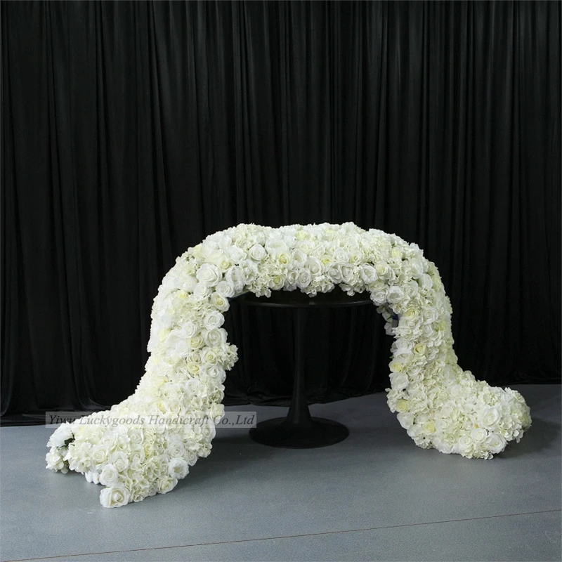 

LFB1305 stage decoration 3m white rose hydrangea flower decoration wedding