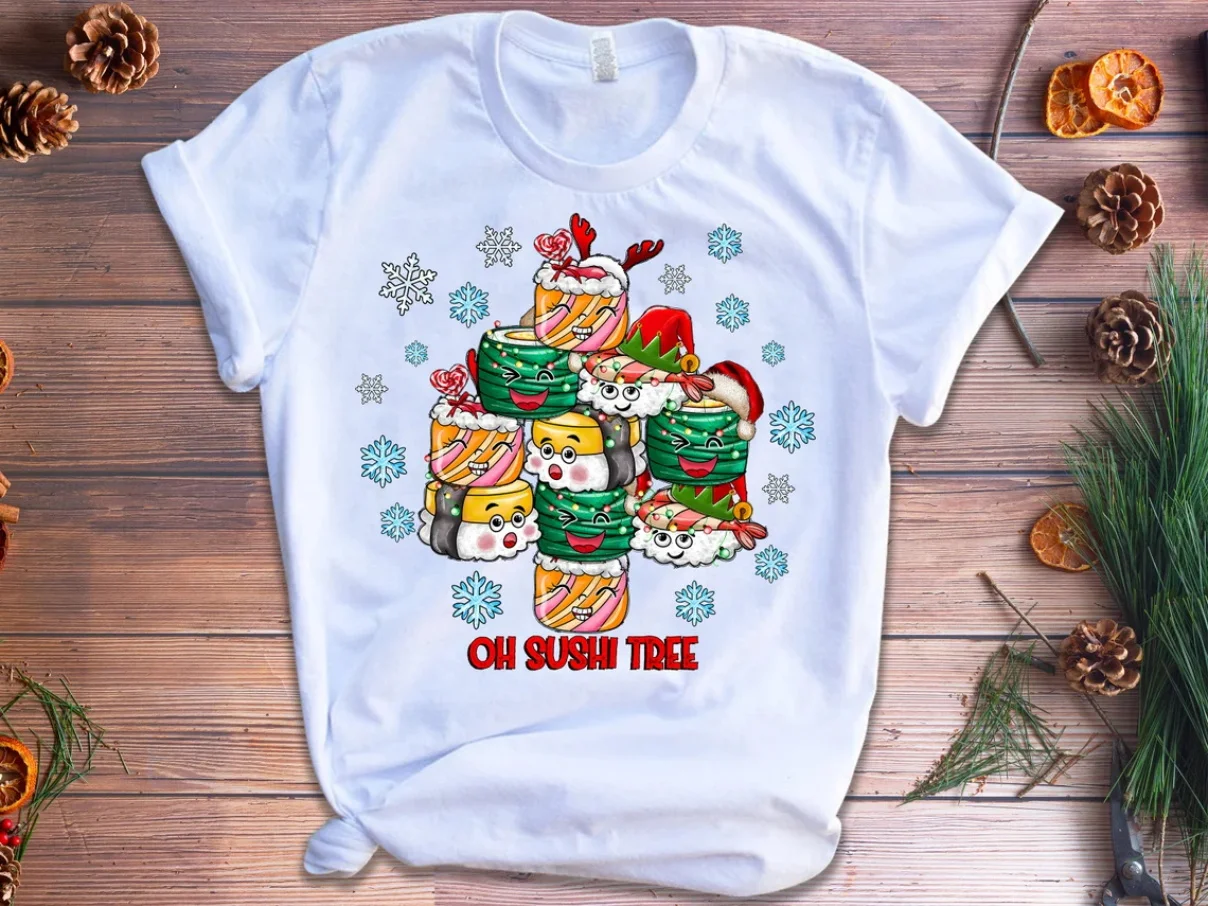 

For The Love Of The Game Baseball Graphic Print Tshirt Leopard Merry Christmas Tree T Shirt Femme Santa We Have Cookies T-Shirt