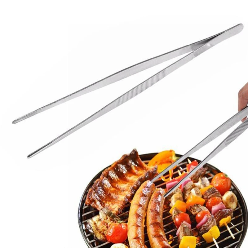 

BBQ Food Tongs Non-Slip Cooking Clips Tweezers Cafeteria Tools Kitchen Replacement Parts