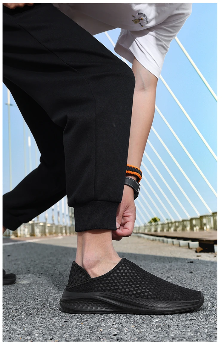 Women Men Summer Mesh Shoes Men's Sneakers Breathable Lightweight Running Shoes Slip on Outdoor Women's Sports Tennis Shoes