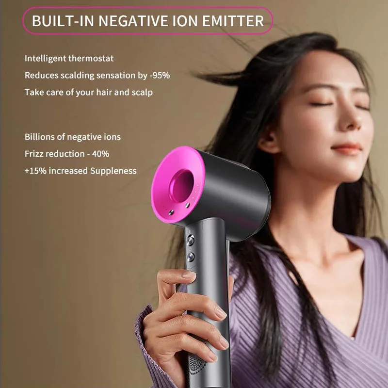 Hair Dryer High-Speed High-Power Negative Ion For Home Hair Salons Care Hot/Cold Air Blow Dryer hair dryer