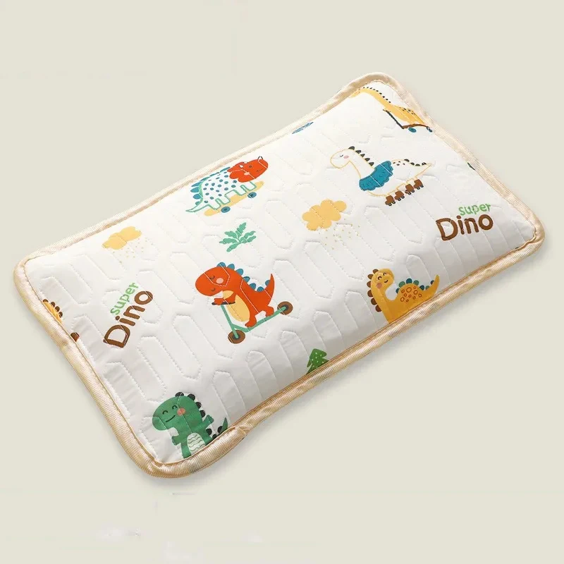 Summer Household Cool Child Pillowcase Cartoon Style Ice Silk Breathable Baby Pillowcase Kindergarten Envelope Type Pillow Cover