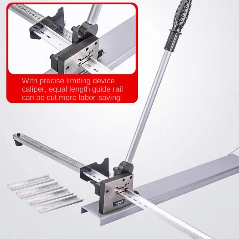 C45 Multifuntional Din Rail Cutter Din Rail Cutting Tool Easy Cut With Measure Gauge Double wire