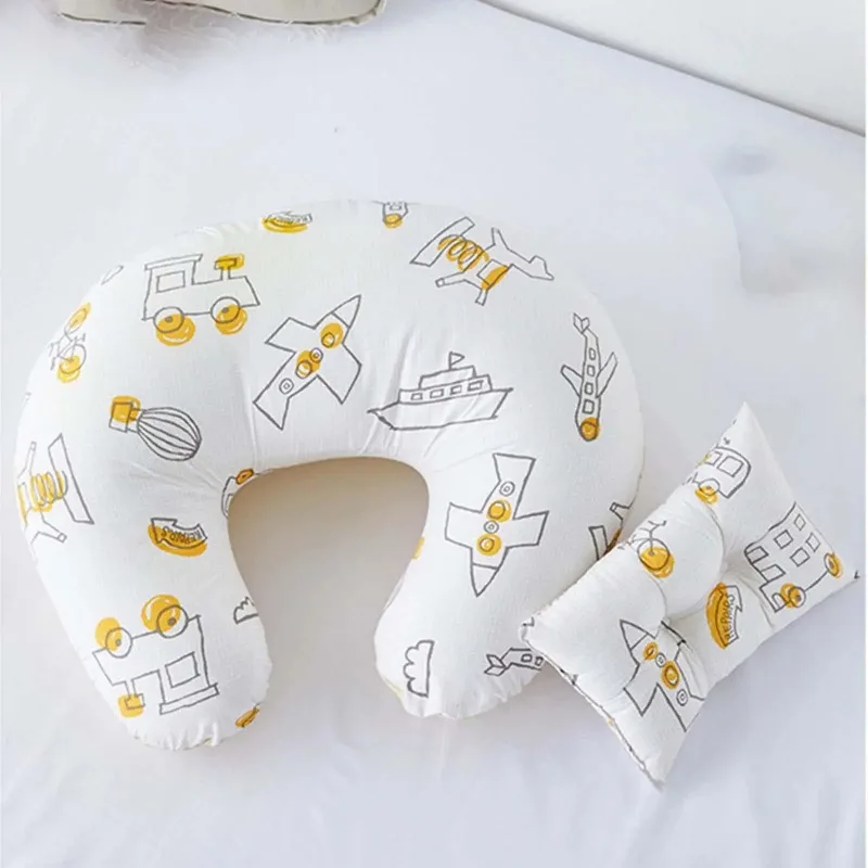Newborn Breastfeeding Pillows Multifunctional Soft Cotton U-Shaped Head Support Feeding Cushion Maternity Pillow Breastfeeding