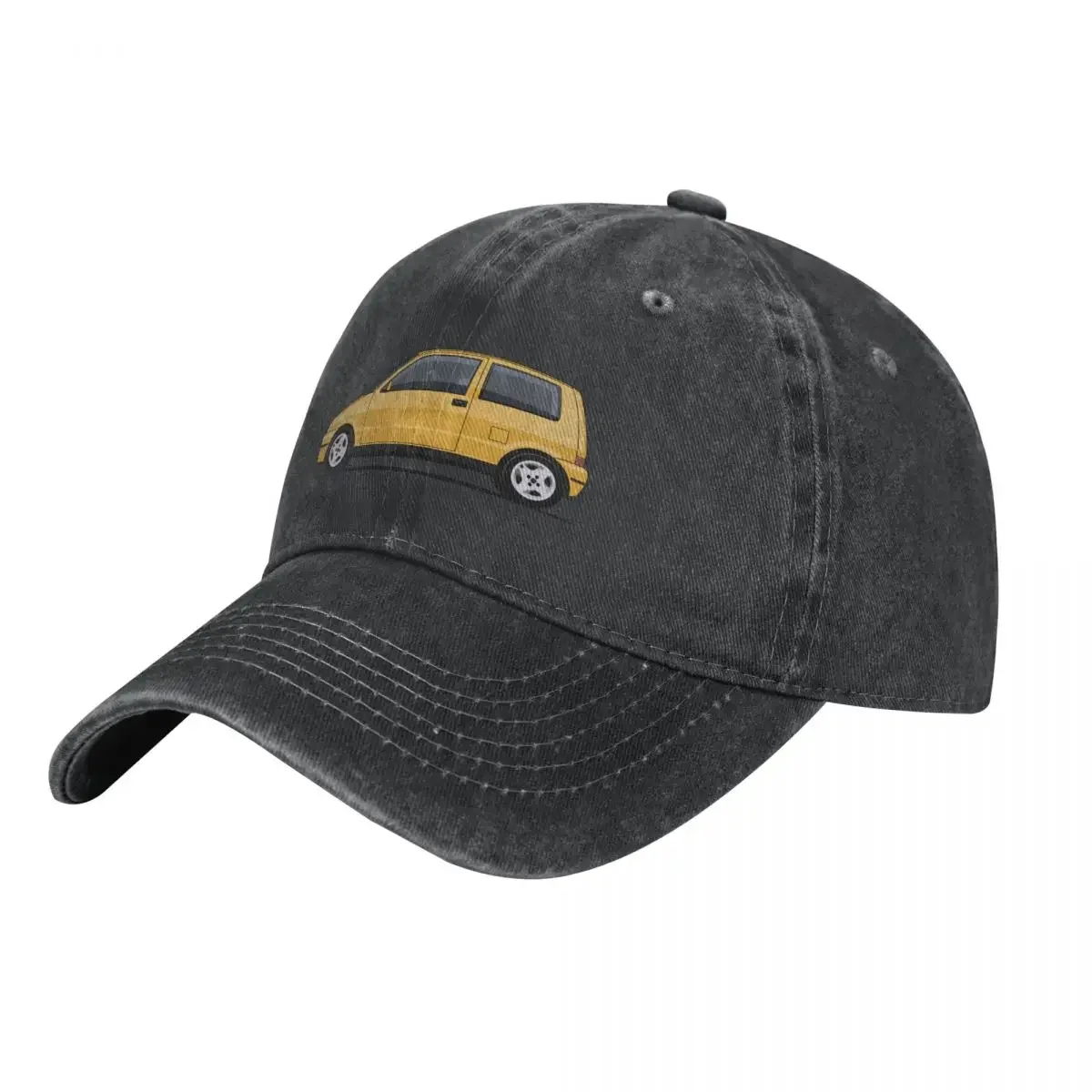 Fiat Cinquecento Sporting Broom Yellow Edition Cappello Da Cowboy Fashion Beach Gentleman Hat Caps Donna Uomo