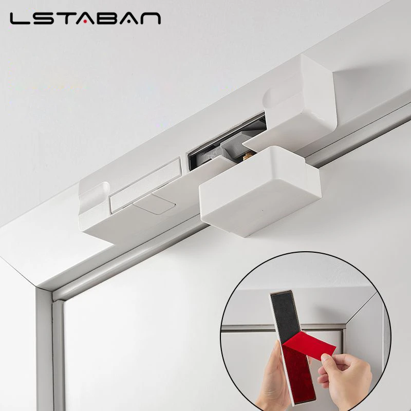 Adjustable Bedroom Door Closer Damping Buffer Wooden Door Flat Open Buffer Invisible Home Silent Hydraulic Closed