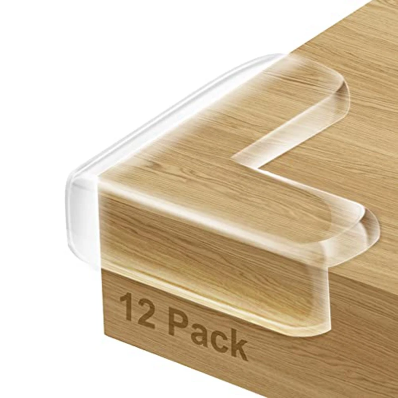 20 Pack Accessories Corner Guards Clear Corner Protectors Stop Child Head Injuries Tables, Furniture & Sharp Corners (L-Shaped)