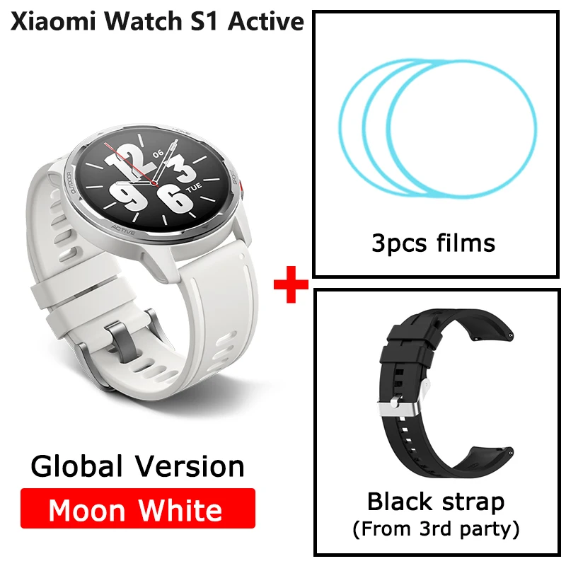Xiaomi Watch S1 Active - Moon White — Blanco 