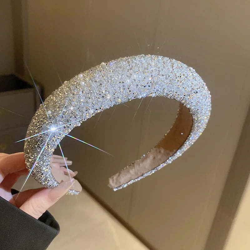 Set Di 8 Fasce Per Capelli In Metallo Dorato Con Strass E Perle – Cerchietti Sottili E Decorativi, Accessori Per Donne E Ragazze, Per Matrimoni E Feste - 6
