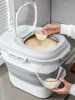 10/25KG Foldable Rice Storage Container Large Capacity Food Storage Bucket Insect-Proof Cereal Rice Dispenser Kitchen Food Box 1