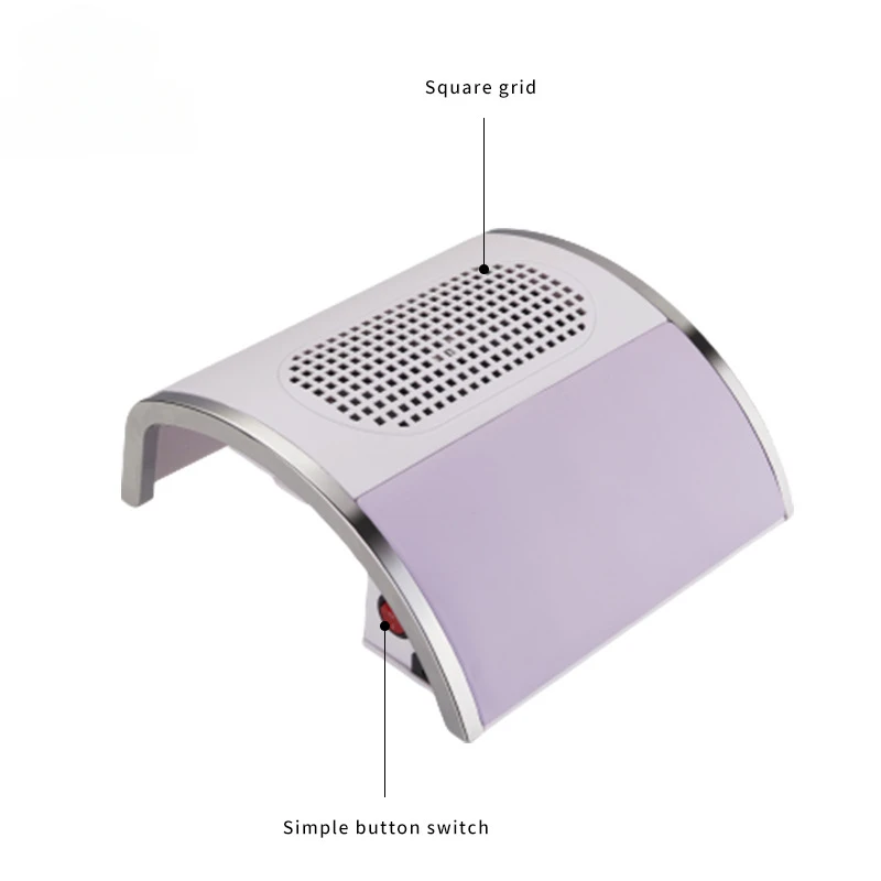 

Nail Vacuum Cleaner 80w High Power Dust Extractor For Nail Low Noise Nail Dust Collector Absorber for Gel Nails Polishing Filing