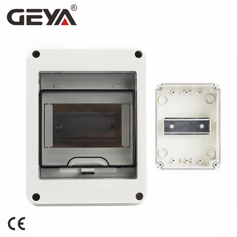 GEYA 5Way Waterproof Distribution Box Circuit Breaker MCB Power Plastic Junction Wire Box IP65 Electrical Box