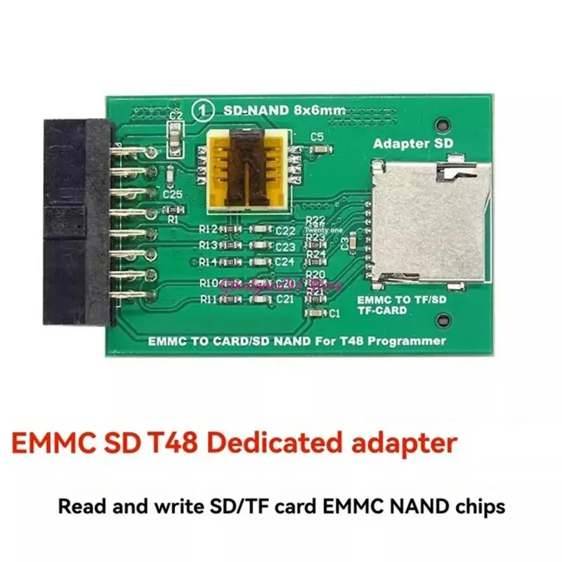 T48 및 유사 장치용 범용 EMMC NAND 칩 리더 어댑터
