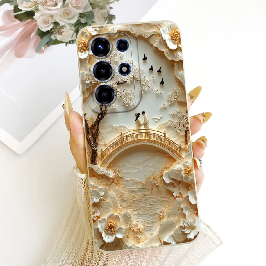 Luxury Space Volcano Painted Soft Silicone Candy Color Protection Case