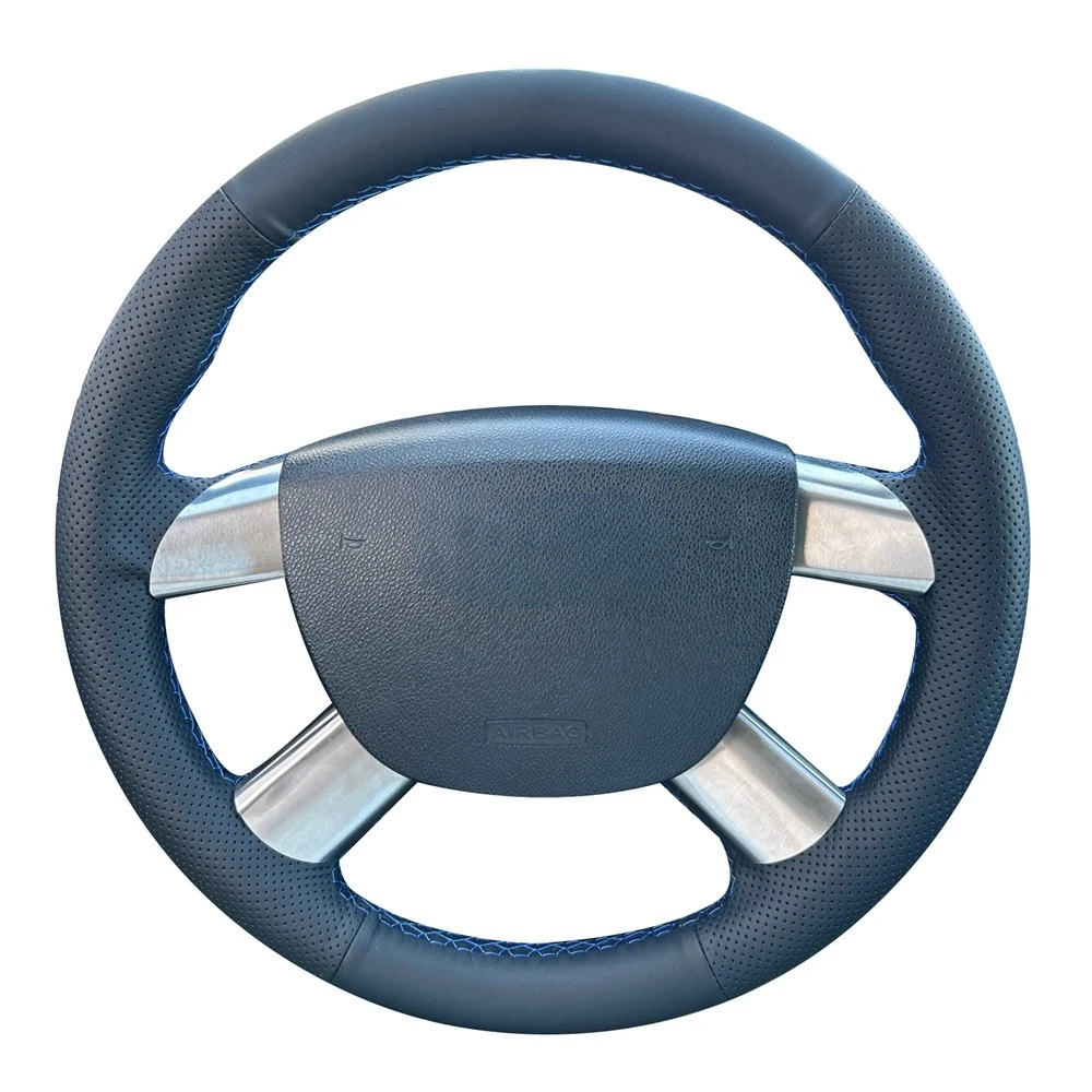 Car Steering Wheel Cover Anti-Slip Artificial Leather Original Steering Wheel Braid For Ford Kuga Focus 2 C-MAX Car Accessories steering wheel cover