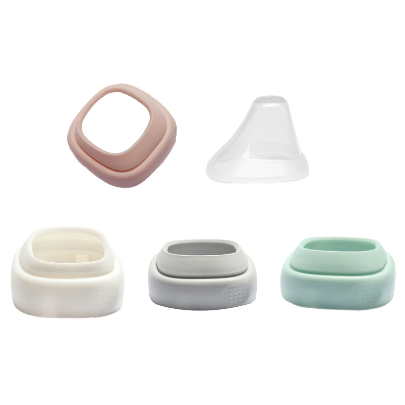 Collar and Transparent Cover Seamlessly Convert a Storage Container to a Feeding Bottle Compatible with Hegen Bottles P31B